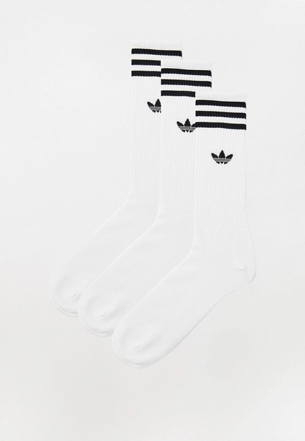 Носки 3 пары adidas Originals - цвет: белый, коллекция: мульти.