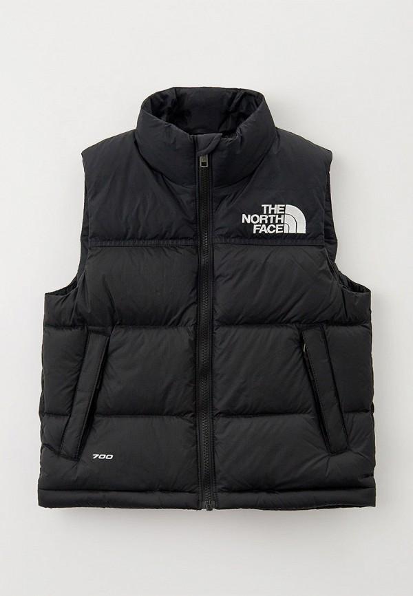 Жилет утепленный The North Face - цвет: черный, коллекция: демисезон.