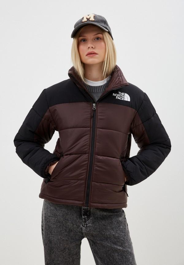 Пуховик The North Face - цвет: коричневый, коллекция: демисезон, зима.