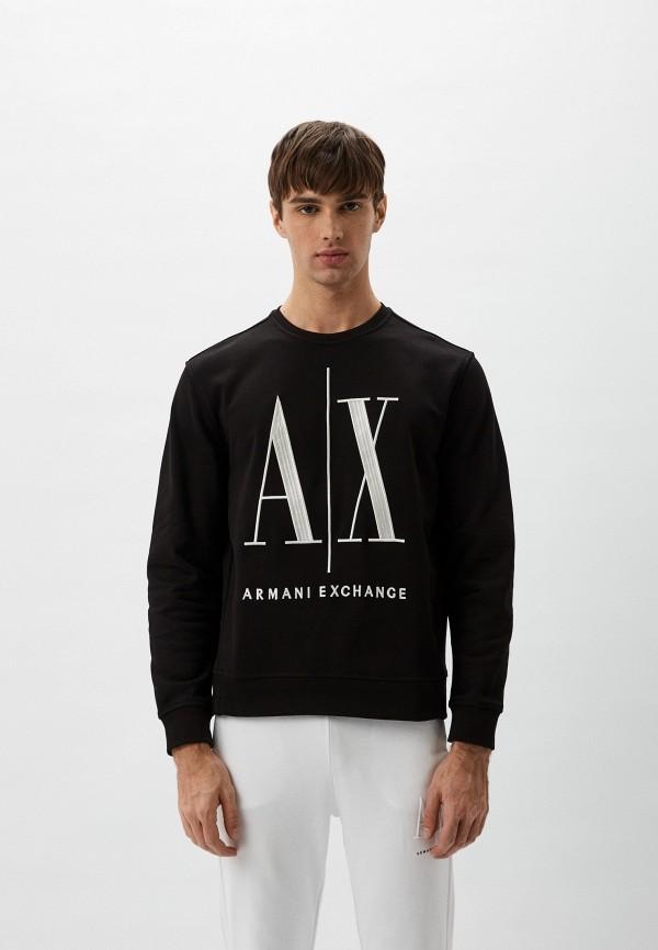 Свитшот Armani Exchange - цвет: черный, коллекция: мульти.