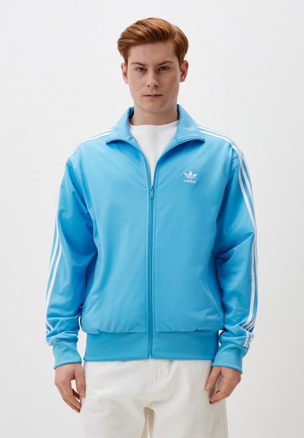 Олимпийка adidas Originals - цвет: голубой, коллекция: мульти.