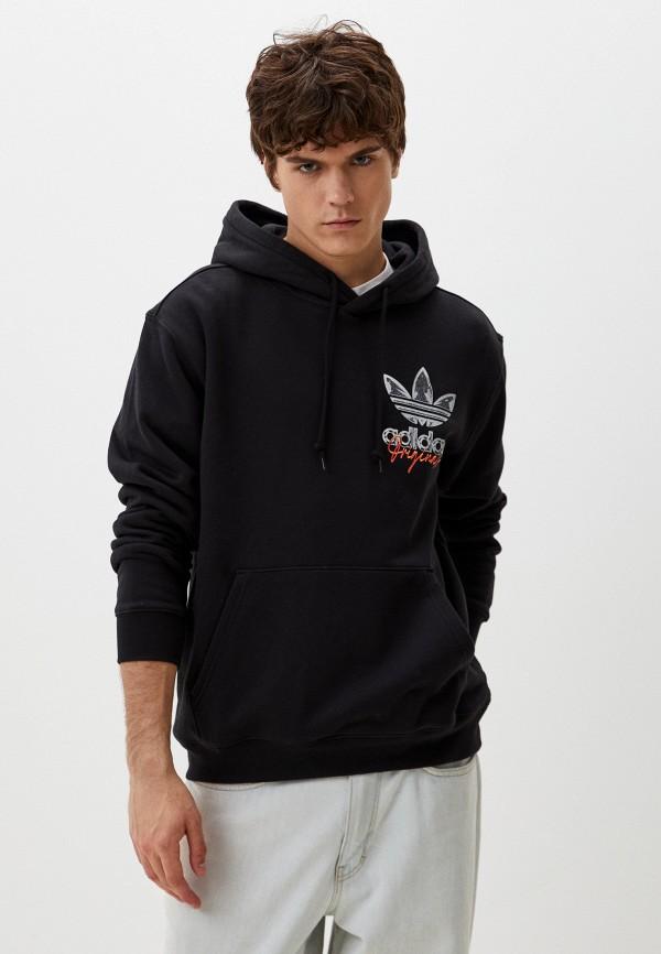 Худи adidas Originals - цвет: черный, коллекция: мульти.