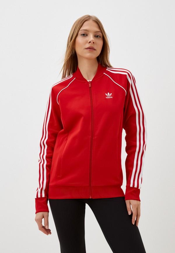 Олимпийка adidas Originals - цвет: красный, коллекция: мульти.