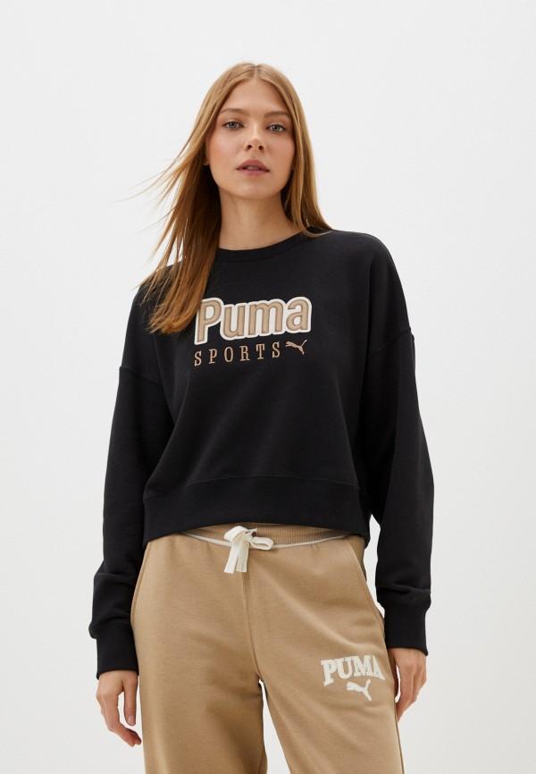 Свитшот PUMA - цвет: черный, коллекция: мульти.