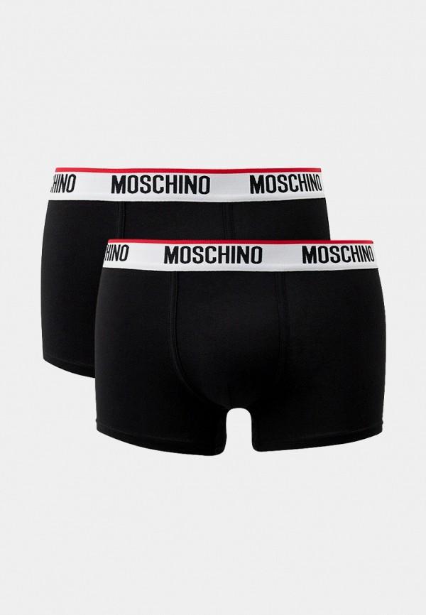 Трусы 2 шт. Moschino Underwear - цвет: черный, коллекция: мульти.