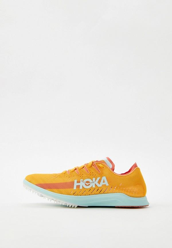 Кроссовки Hoka One One - цвет: оранжевый, коллекция: мульти.