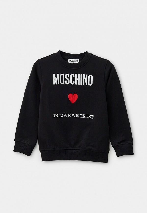 Свитшот Moschino Kid - цвет: черный, коллекция: мульти.