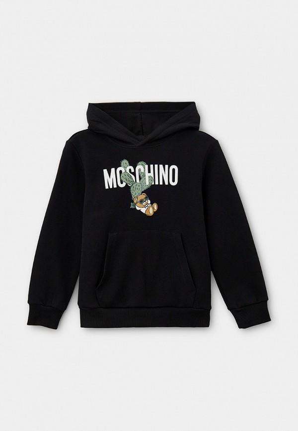 Худи Moschino Kid - цвет: черный, коллекция: мульти.