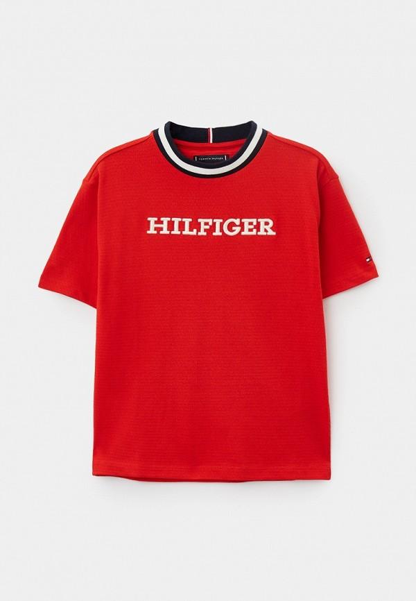 Футболка Tommy Hilfiger - цвет: красный, коллекция: мульти.