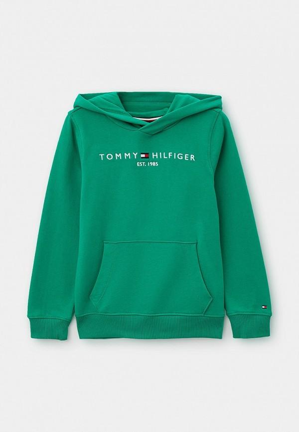 Худи Tommy Hilfiger - цвет: зеленый, коллекция: мульти.