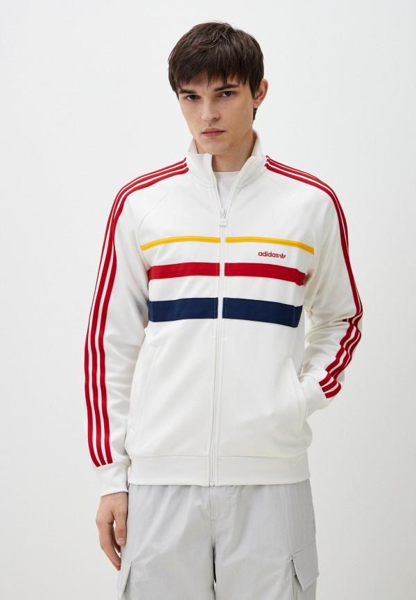 Олимпийка adidas Originals - цвет: белый, коллекция: мульти.