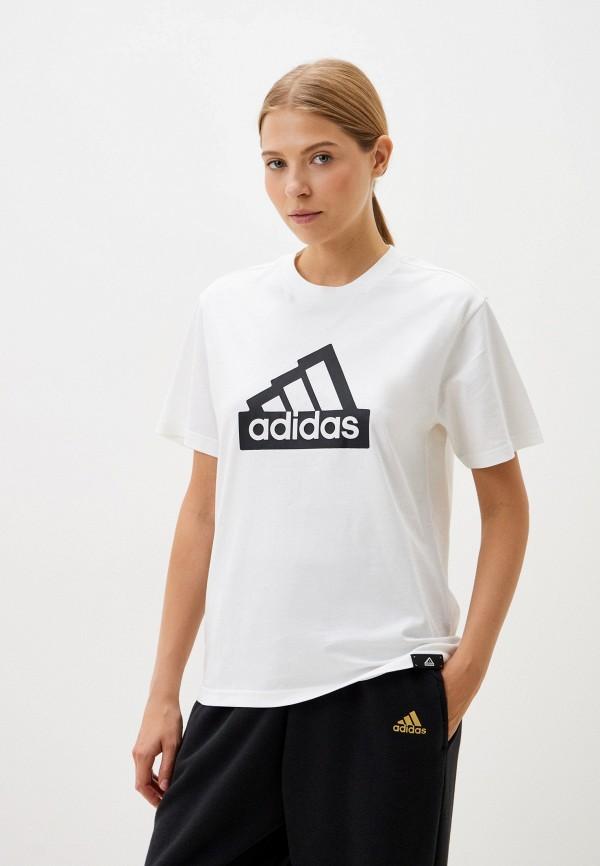 Футболка adidas - цвет: белый, коллекция: мульти.