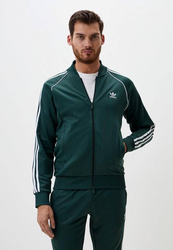 Олимпийка adidas Originals - цвет: зеленый, коллекция: мульти.