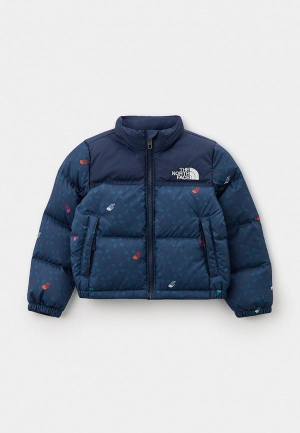 Пуховик The North Face - цвет: синий, коллекция: демисезон, зима.