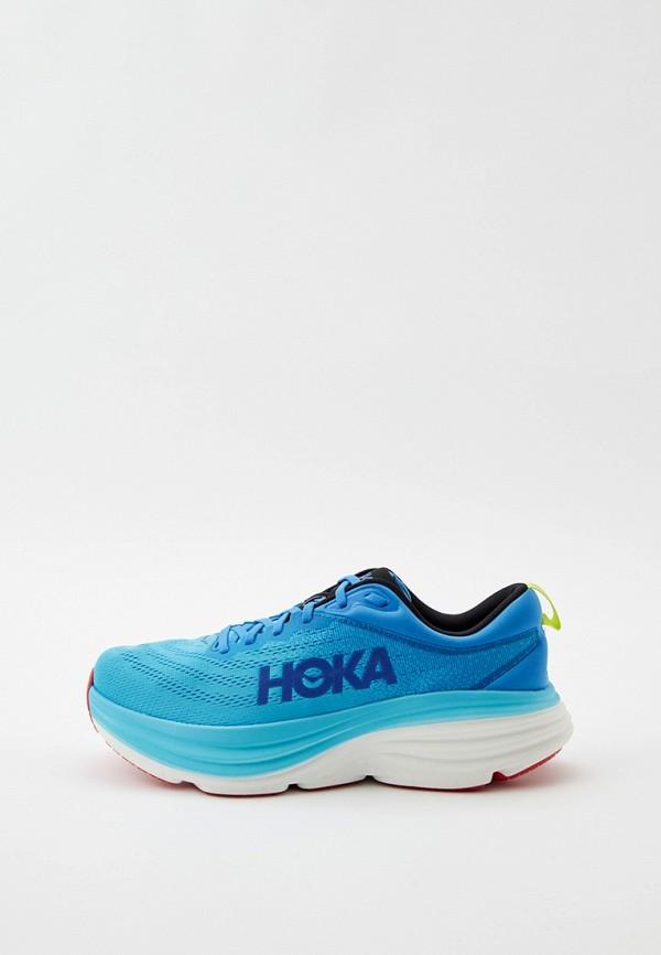 Кроссовки Hoka One One - цвет: голубой, коллекция: мульти.