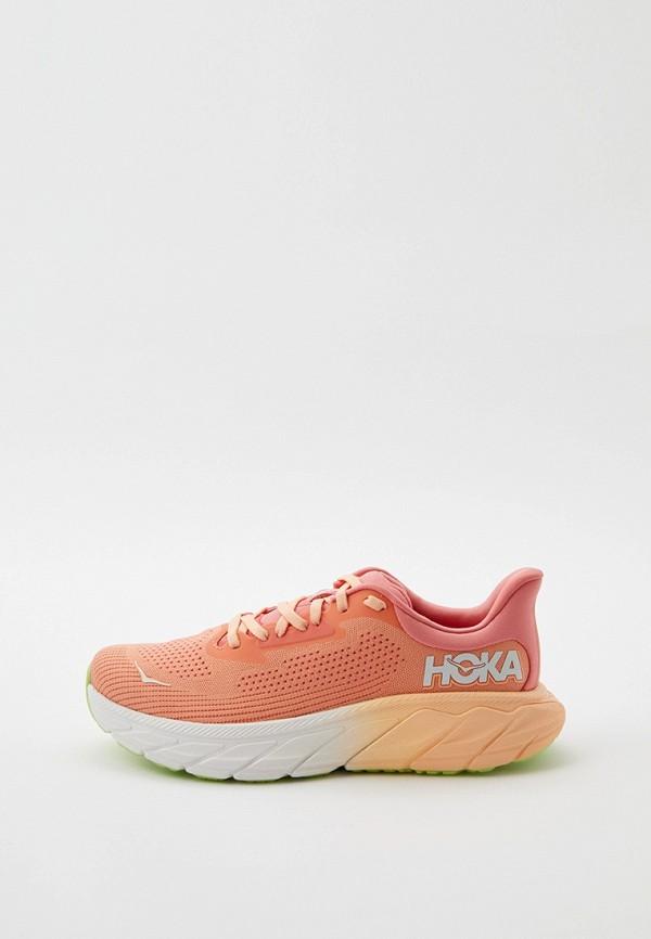 Кроссовки Hoka One One - цвет: коралловый, коллекция: мульти.