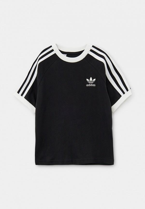 Футболка adidas Originals - цвет: черный, коллекция: мульти.