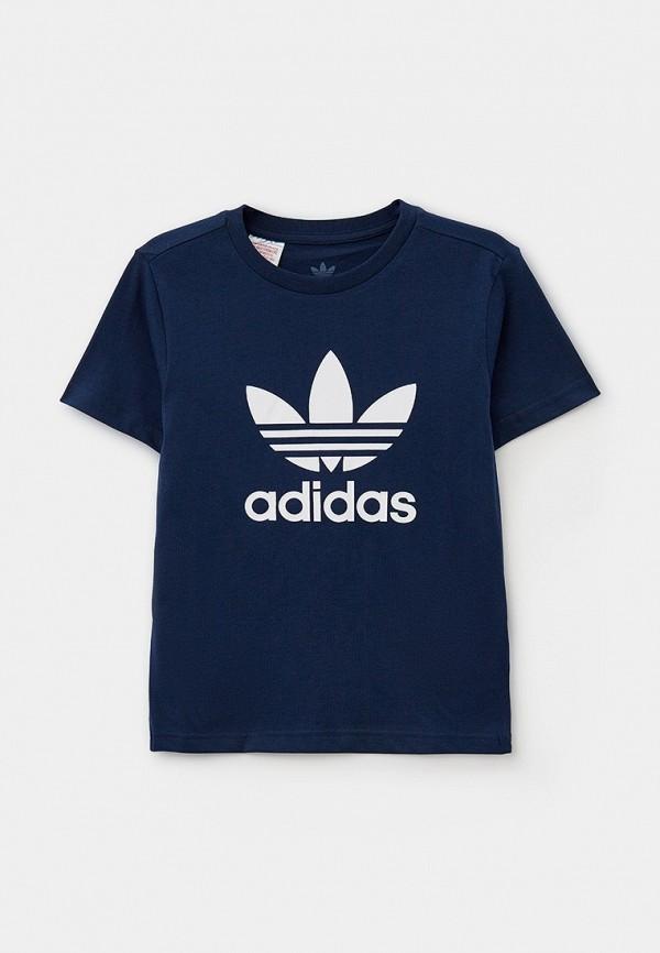 Футболка adidas Originals - цвет: синий, коллекция: мульти.