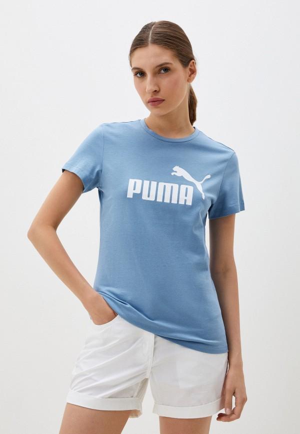 Футболка PUMA - цвет: голубой, коллекция: мульти.