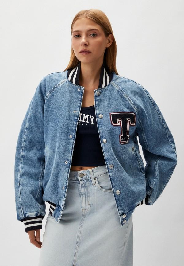 Куртка джинсовая Tommy Jeans - цвет: голубой, коллекция: демисезон.