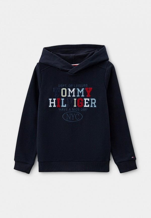 Худи Tommy Hilfiger - цвет: синий, коллекция: мульти.