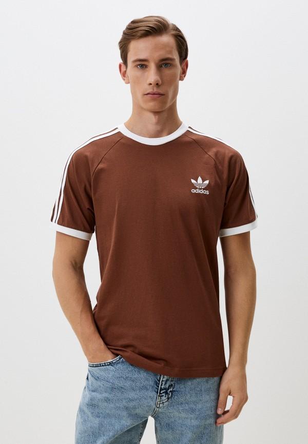 Футболка adidas Originals - цвет: коричневый, коллекция: мульти.