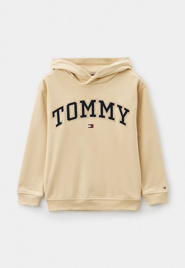 Худи Tommy Hilfiger - цвет: бежевый, коллекция: мульти.