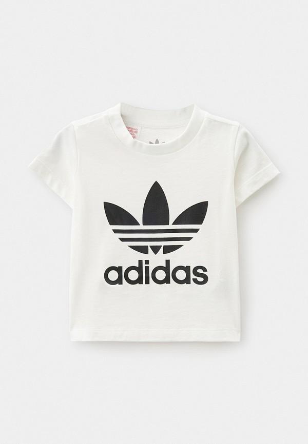 Футболка adidas Originals - цвет: белый, коллекция: мульти.