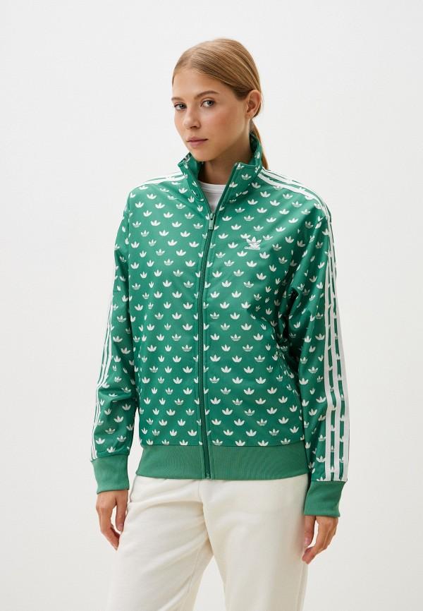 Олимпийка adidas Originals - цвет: зеленый, коллекция: мульти.