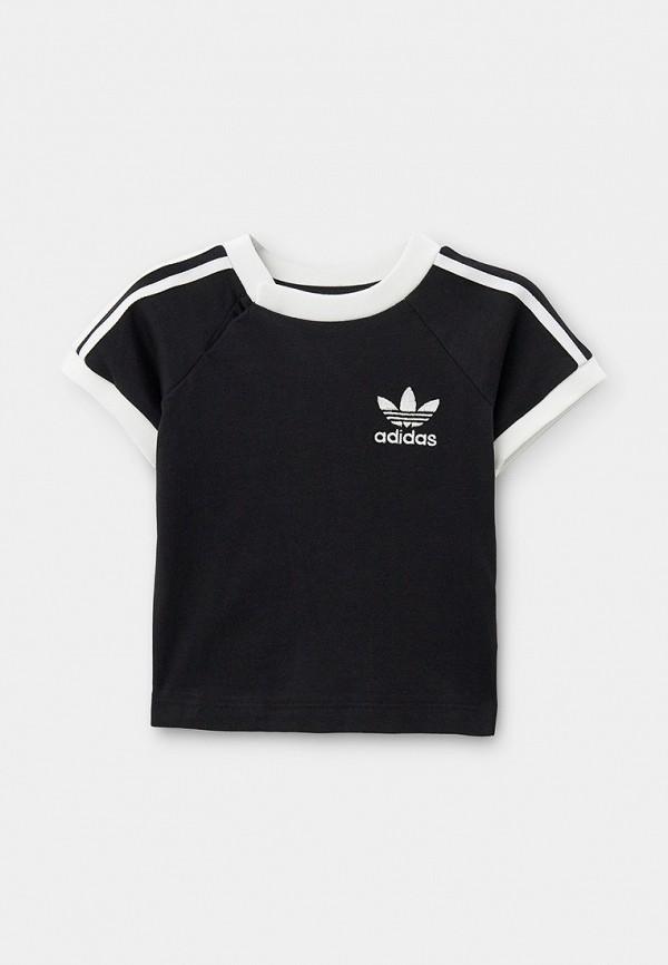 Футболка adidas Originals - цвет: черный, коллекция: мульти.