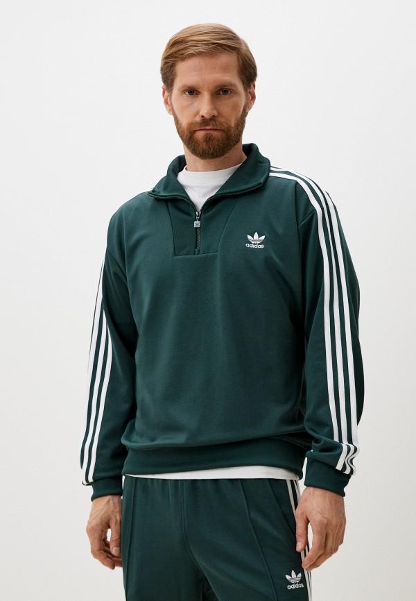 Олимпийка adidas Originals - цвет: зеленый, коллекция: мульти.