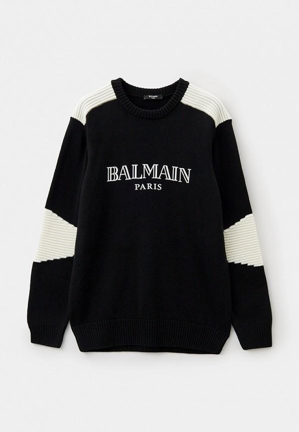 Джемпер Balmain - цвет: черный, коллекция: мульти.