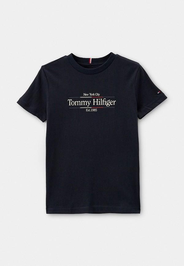 Футболка Tommy Hilfiger - цвет: синий, коллекция: мульти.