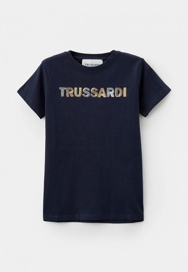 Trussardi Junior | Футболка Trussardi Junior - цвет: синий, коллекция: мульти.