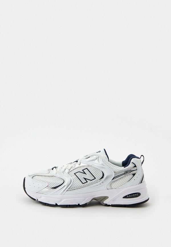 Кроссовки New Balance - цвет: белый, коллекция: мульти.