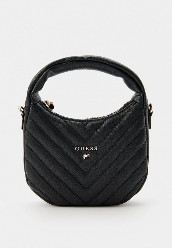 Сумка Guess - цвет: черный, коллекция: мульти.