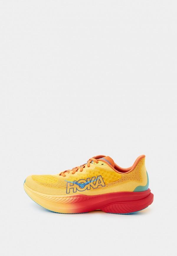 Кроссовки Hoka One One - цвет: оранжевый, коллекция: мульти.