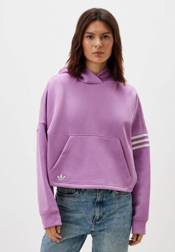 Худи adidas Originals - цвет: розовый, коллекция: мульти.