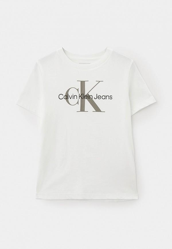 Calvin Klein Jeans | Футболка Calvin Klein Jeans - цвет: белый, коллекция: мульти.