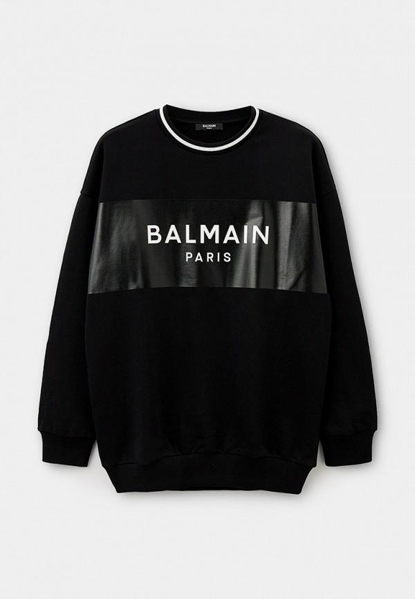 Свитшот Balmain - цвет: черный, коллекция: мульти.