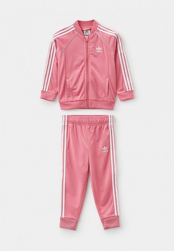 Костюм спортивный adidas Originals - цвет: розовый, коллекция: мульти.