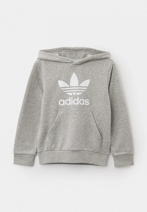 Худи adidas Originals - цвет: серый, коллекция: мульти.