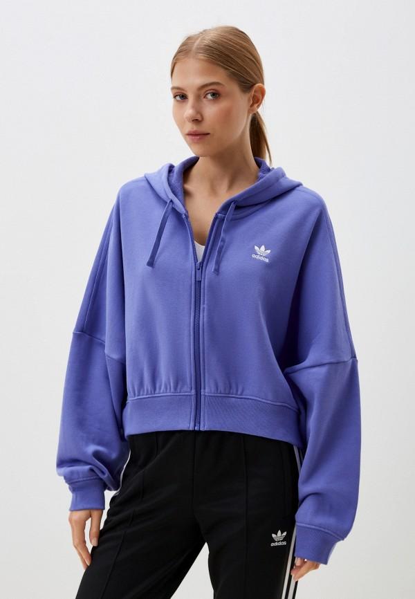 Толстовка adidas Originals - цвет: фиолетовый, коллекция: мульти.