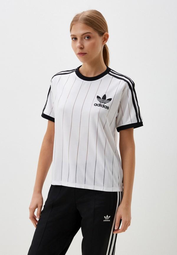 Футболка adidas Originals - цвет: бежевый, коллекция: мульти.