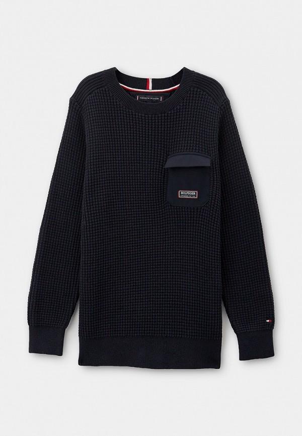 Джемпер Tommy Hilfiger - цвет: синий, коллекция: мульти.