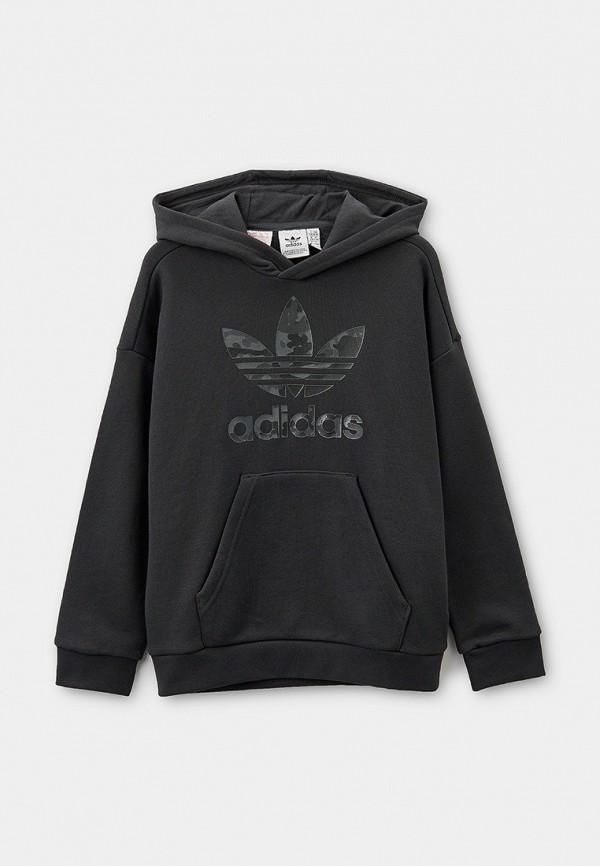 Худи adidas Originals - цвет: серый, коллекция: мульти.