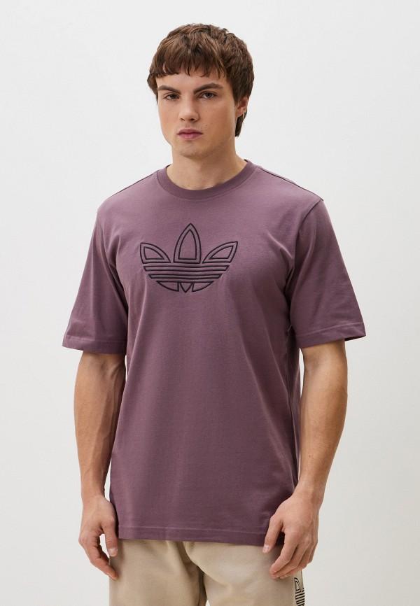 adidas Originals | Футболка adidas Originals - цвет: фиолетовый, коллекция: мульти.