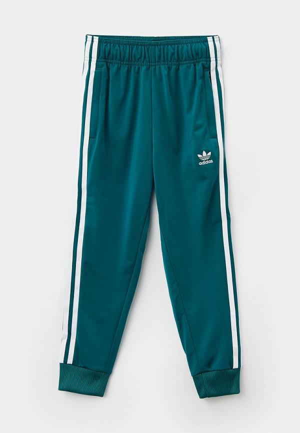 Брюки спортивные adidas Originals - цвет: зеленый, коллекция: мульти.