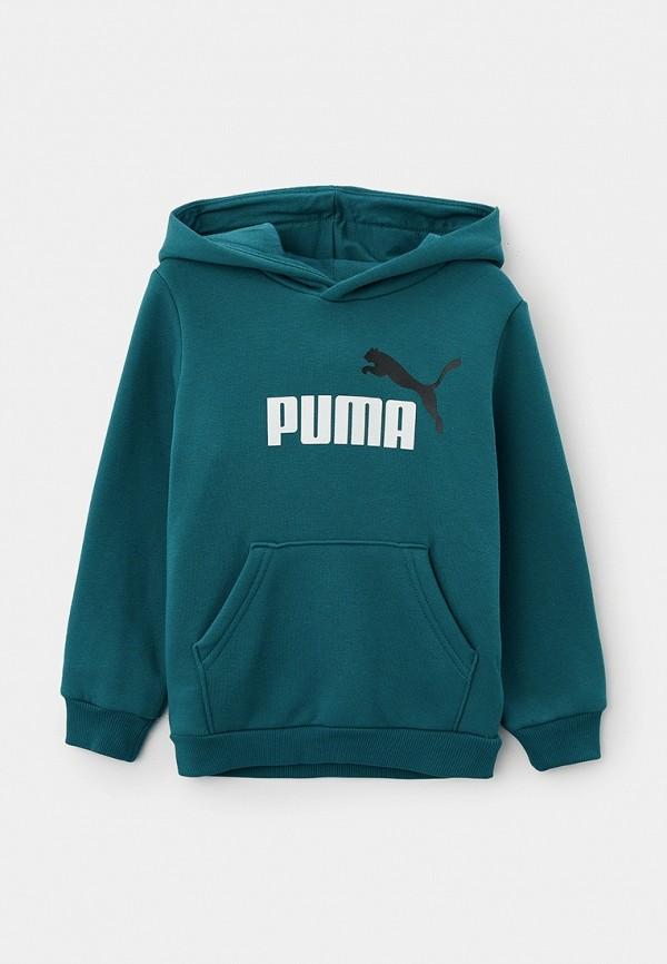 Худи PUMA - цвет: бирюзовый, коллекция: мульти.