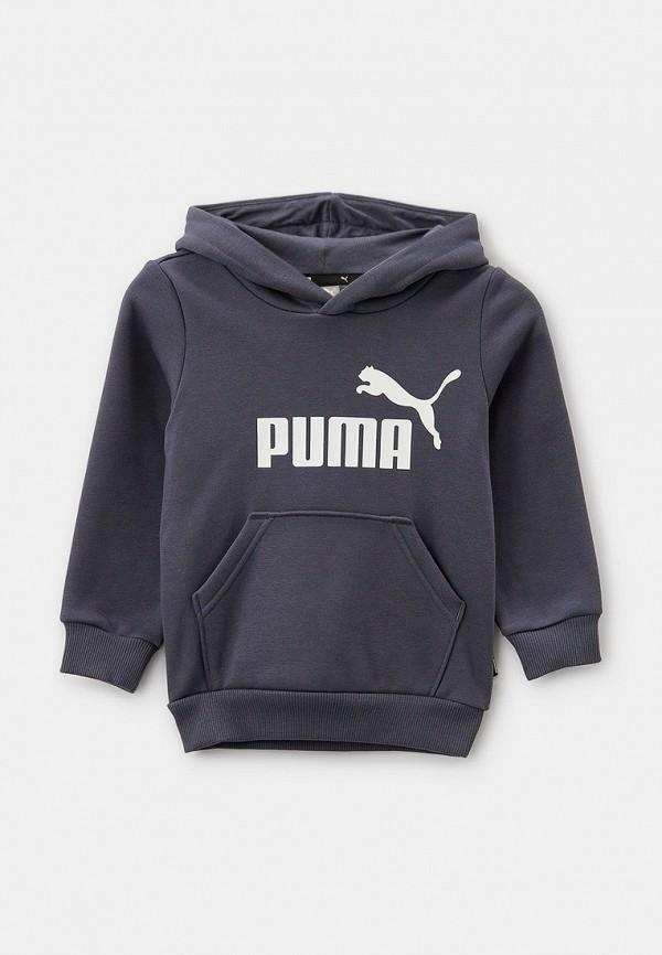 Худи PUMA - цвет: серый, коллекция: мульти.